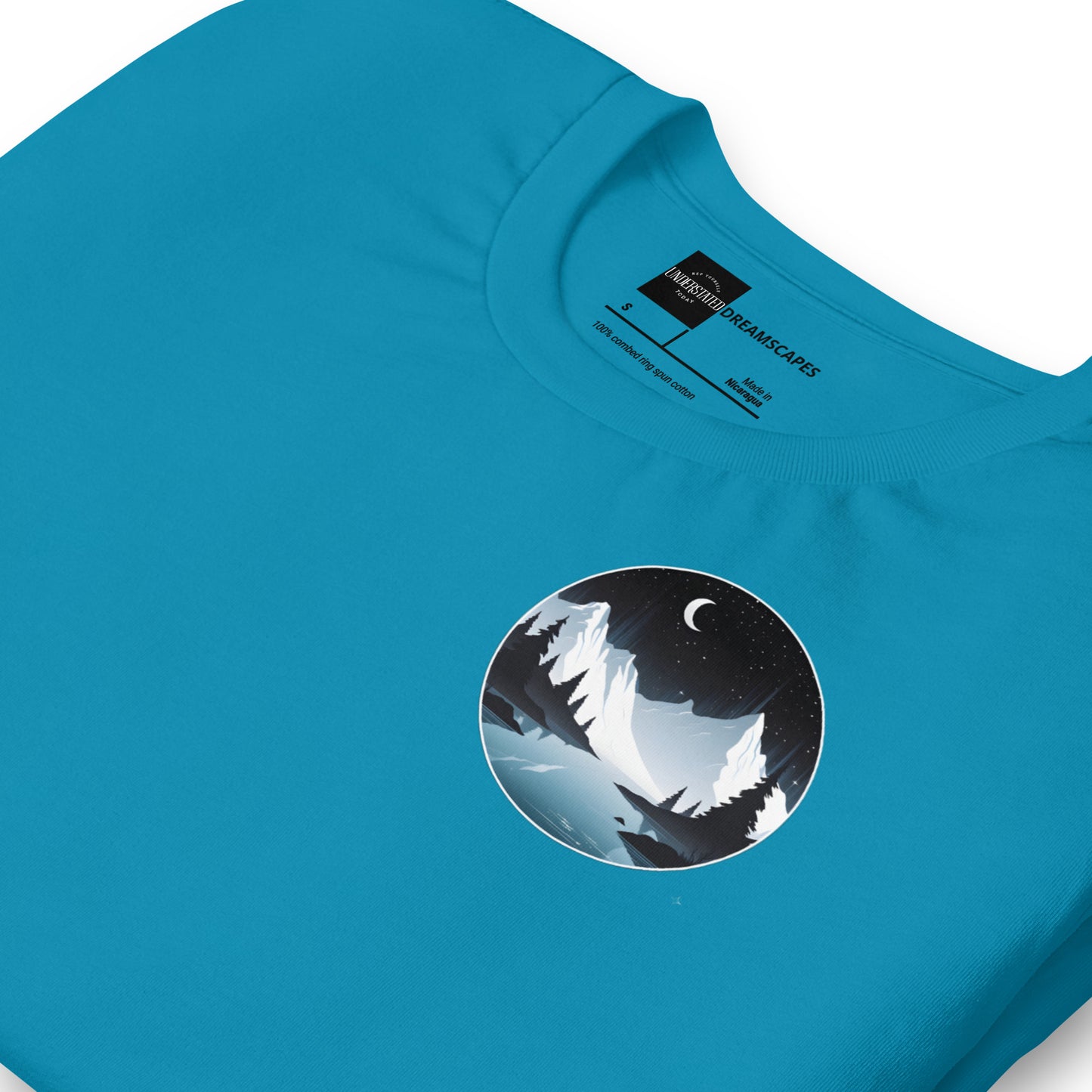 Tranquil Mountain Nightscape Tee