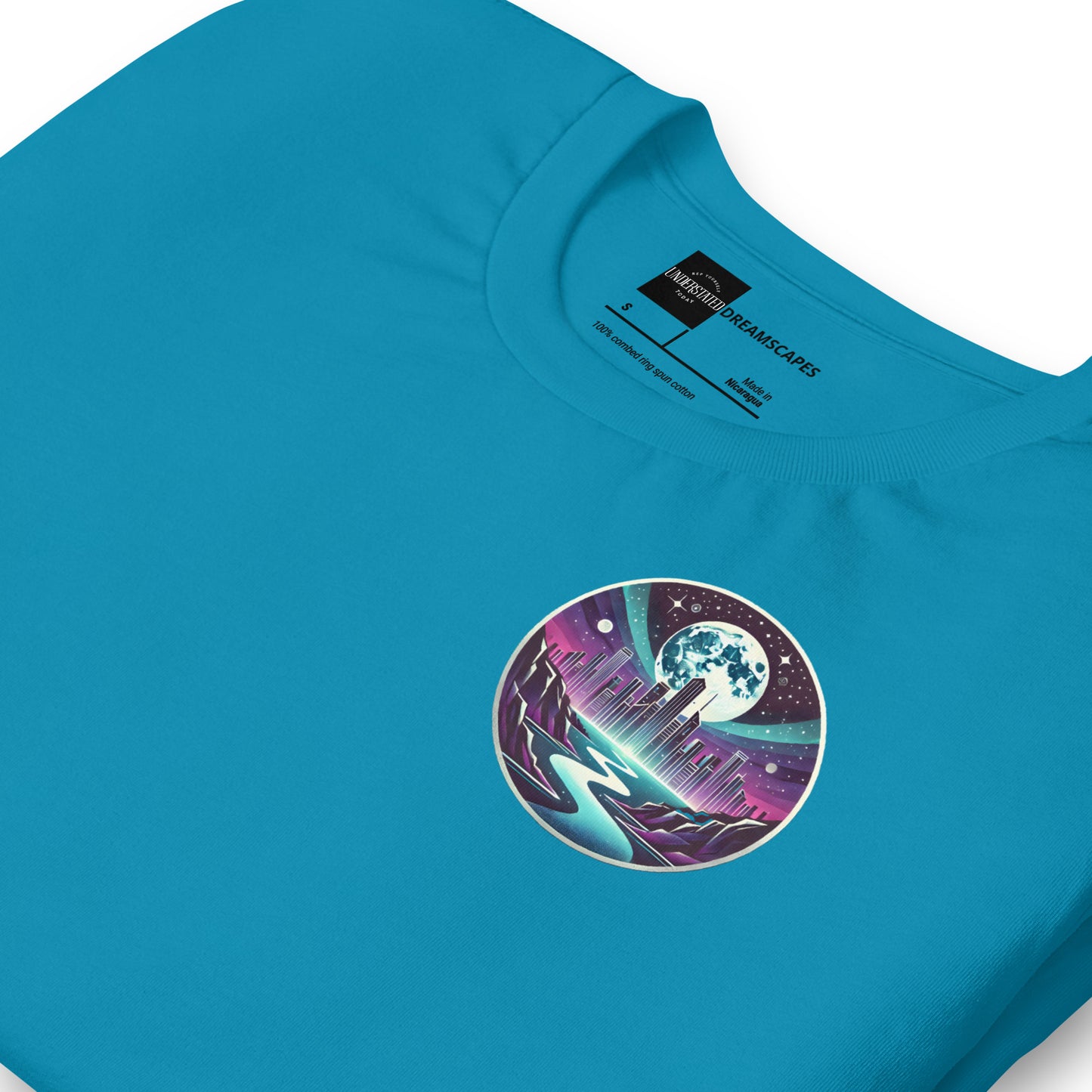 Celestial Cityscape Moonlight Tee