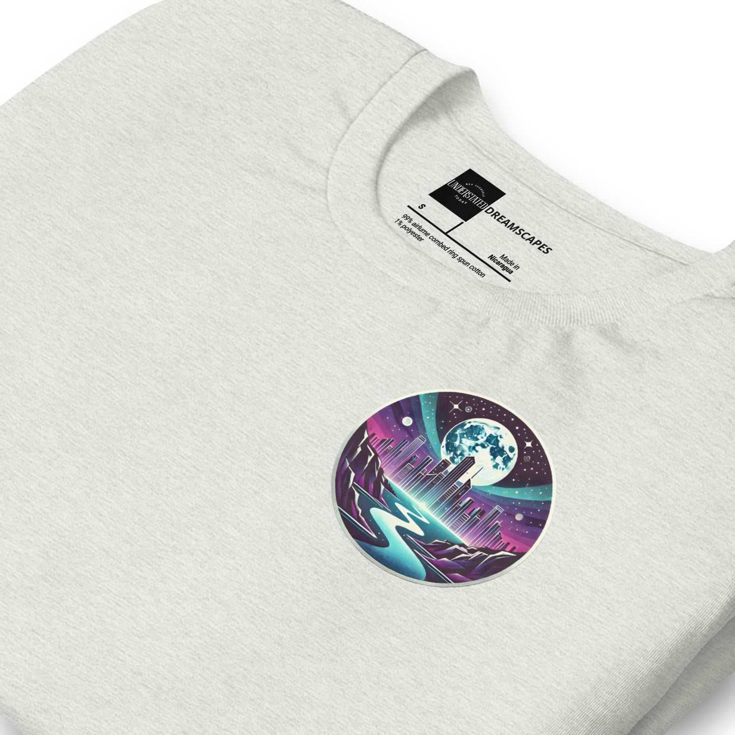 Celestial Cityscape Moonlight Tee