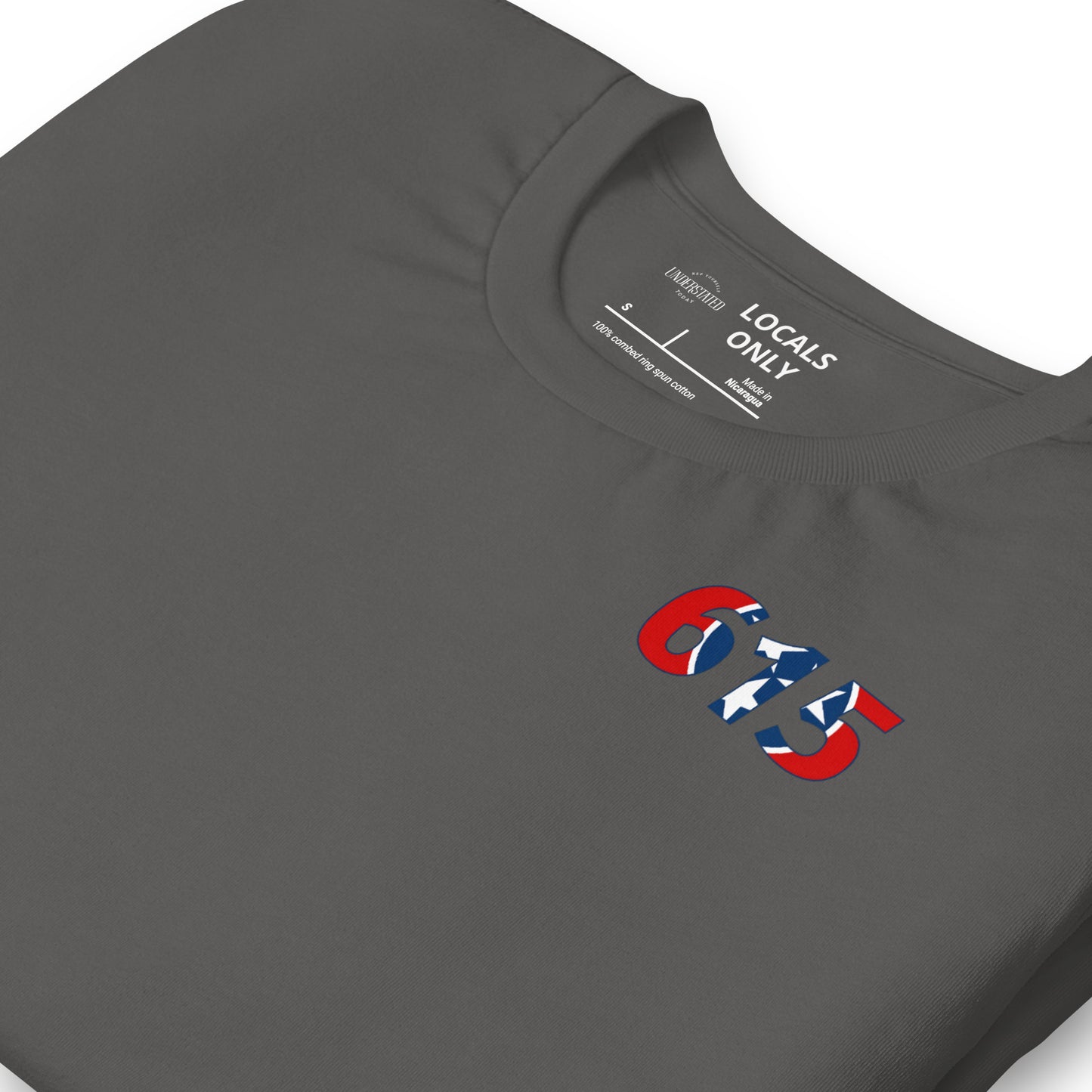 615 Locals Only with Flag