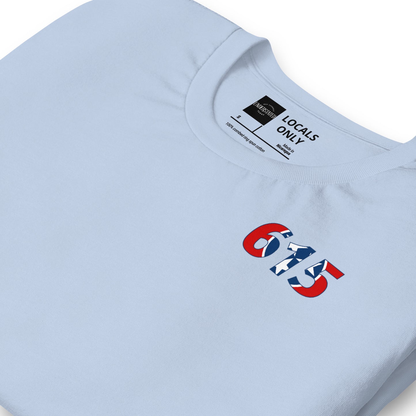 615 Locals Only with Flag