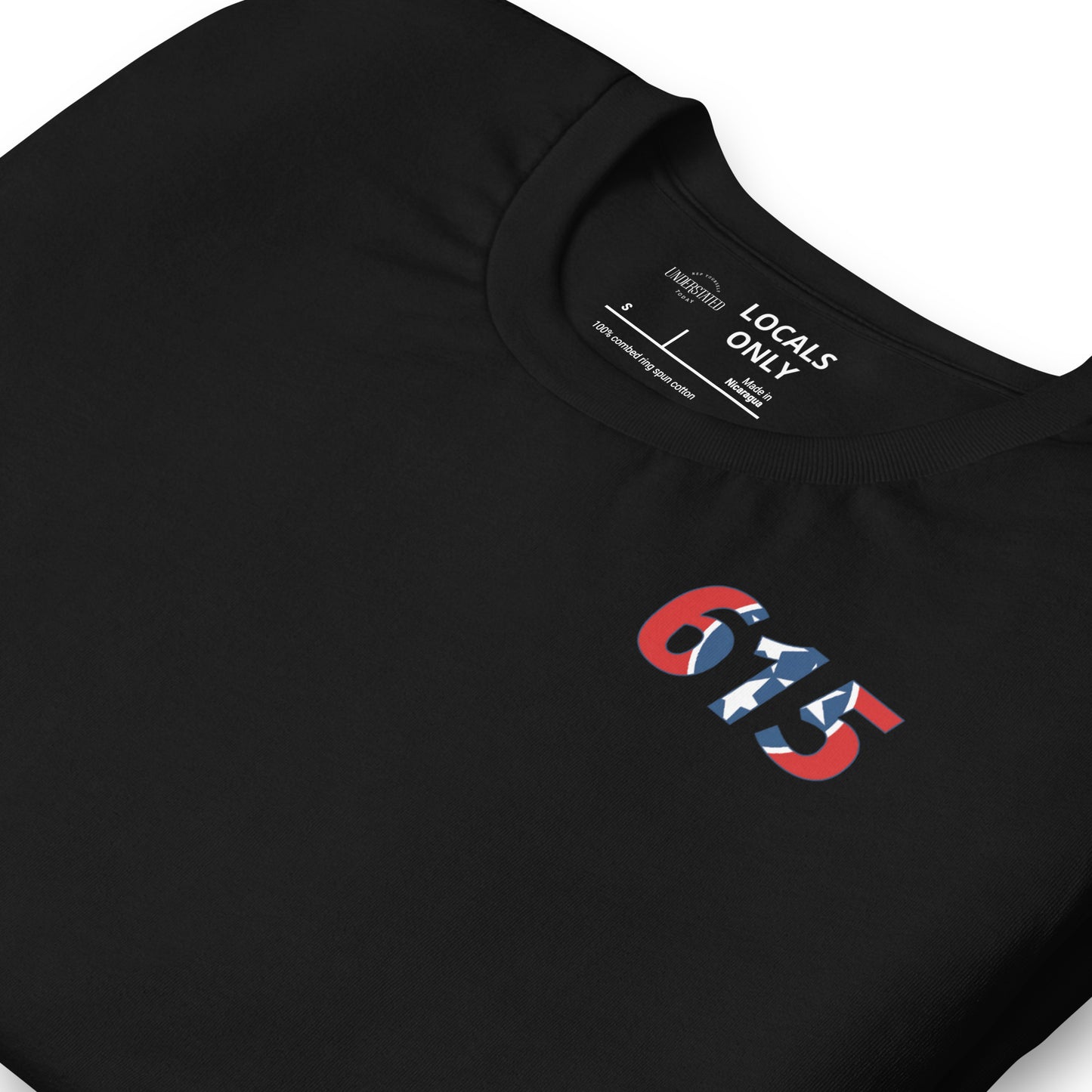 615 Locals Only with Flag