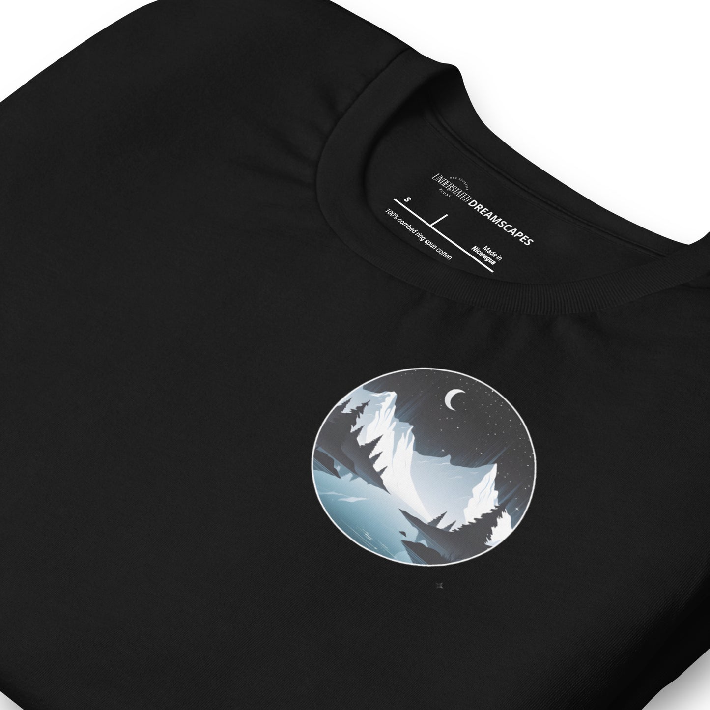 Tranquil Mountain Nightscape Tee