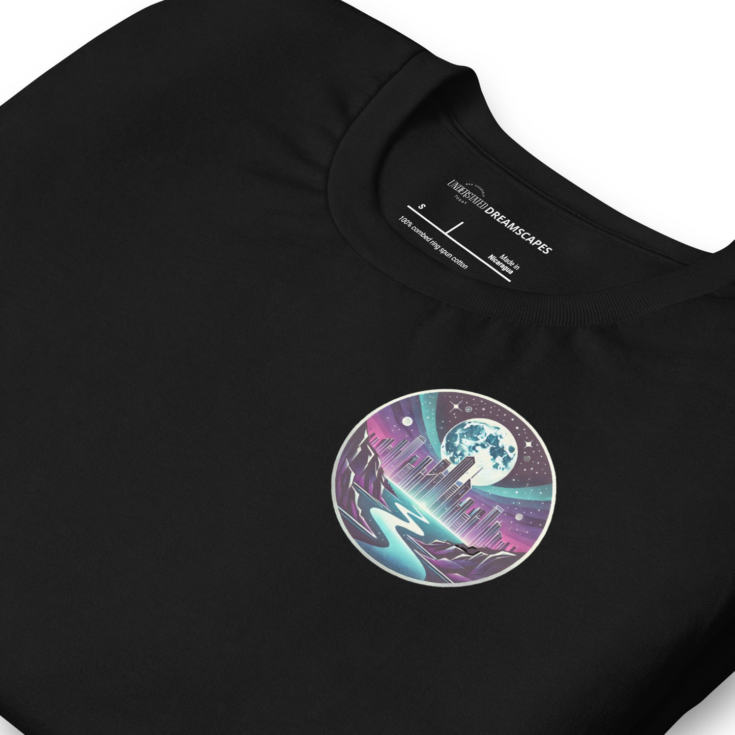 Celestial Cityscape Moonlight Tee