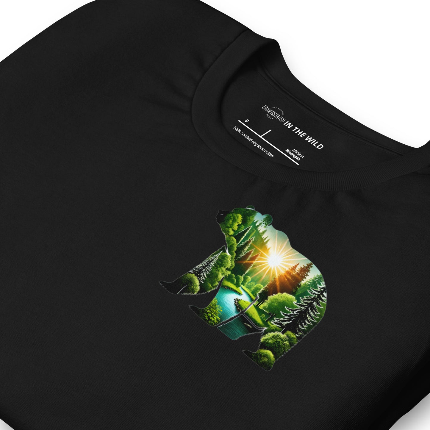 Sunlit Forest Bear Nature Tee