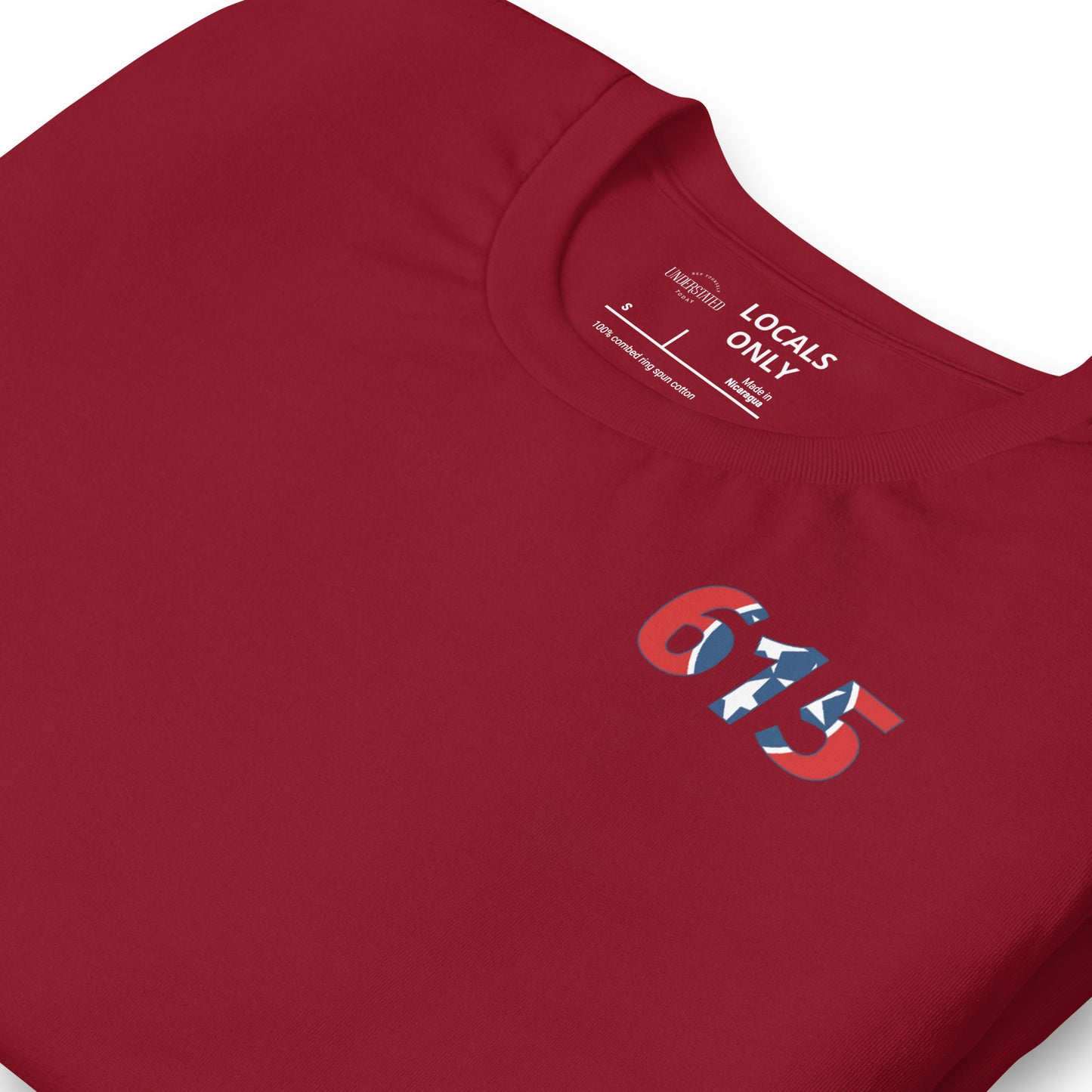 615 Locals Only with Flag