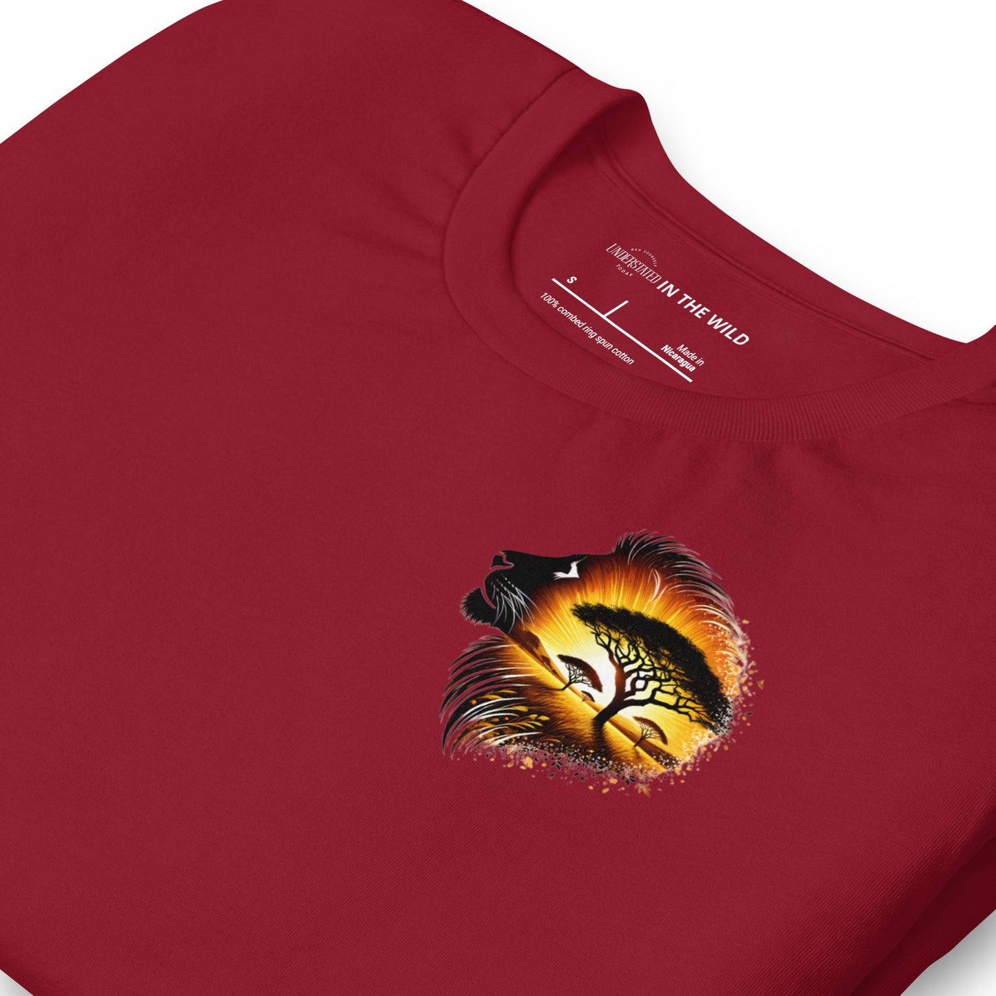 Majestic Lion Sunset Savannah Tee