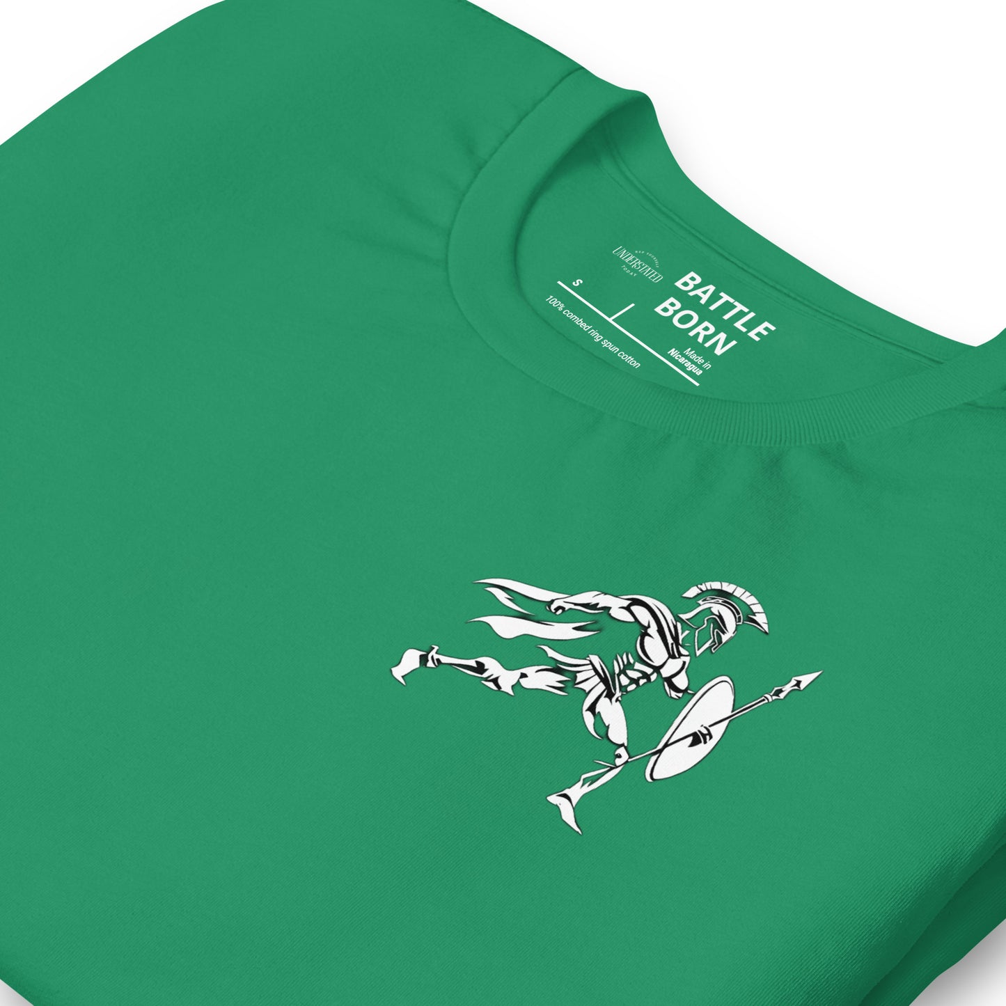 Bold Spartan Warrior Spear and Shield Tee