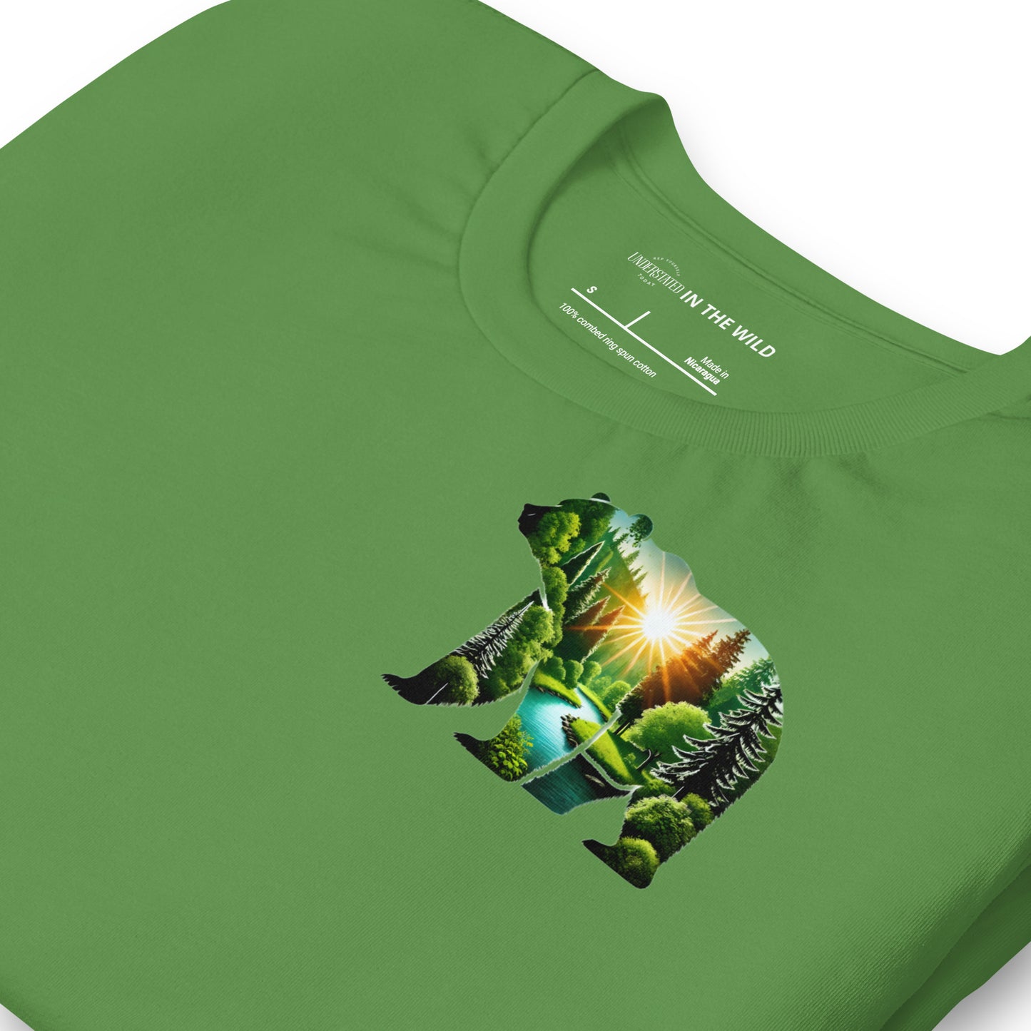 Sunlit Forest Bear Nature Tee