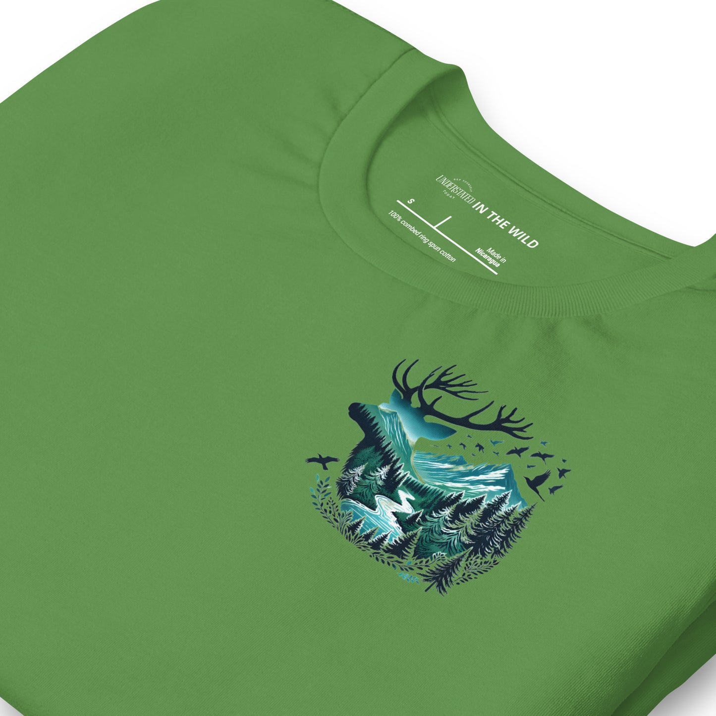 Majestic Deer Forest Nature Scene Tee