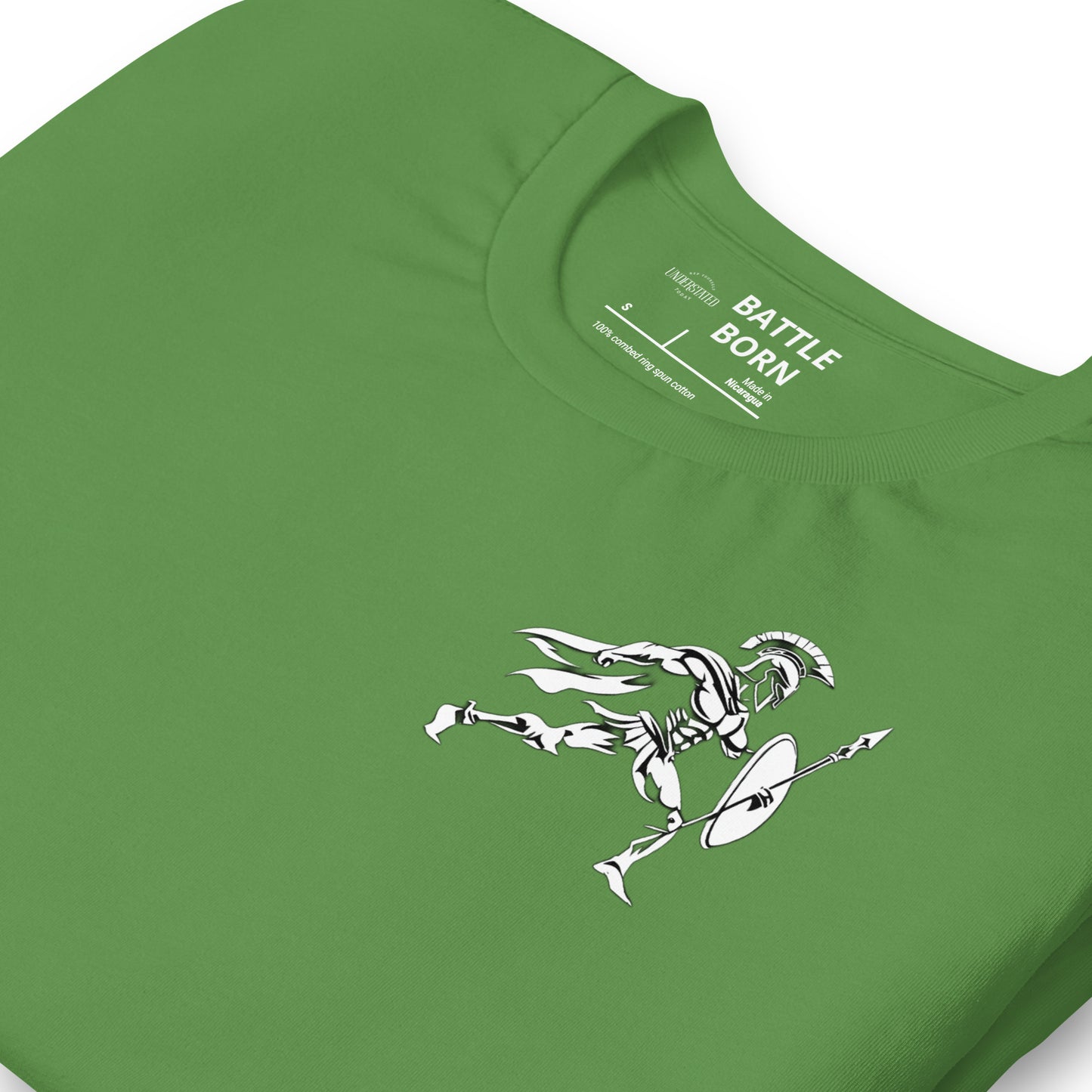 Bold Spartan Warrior Spear and Shield Tee