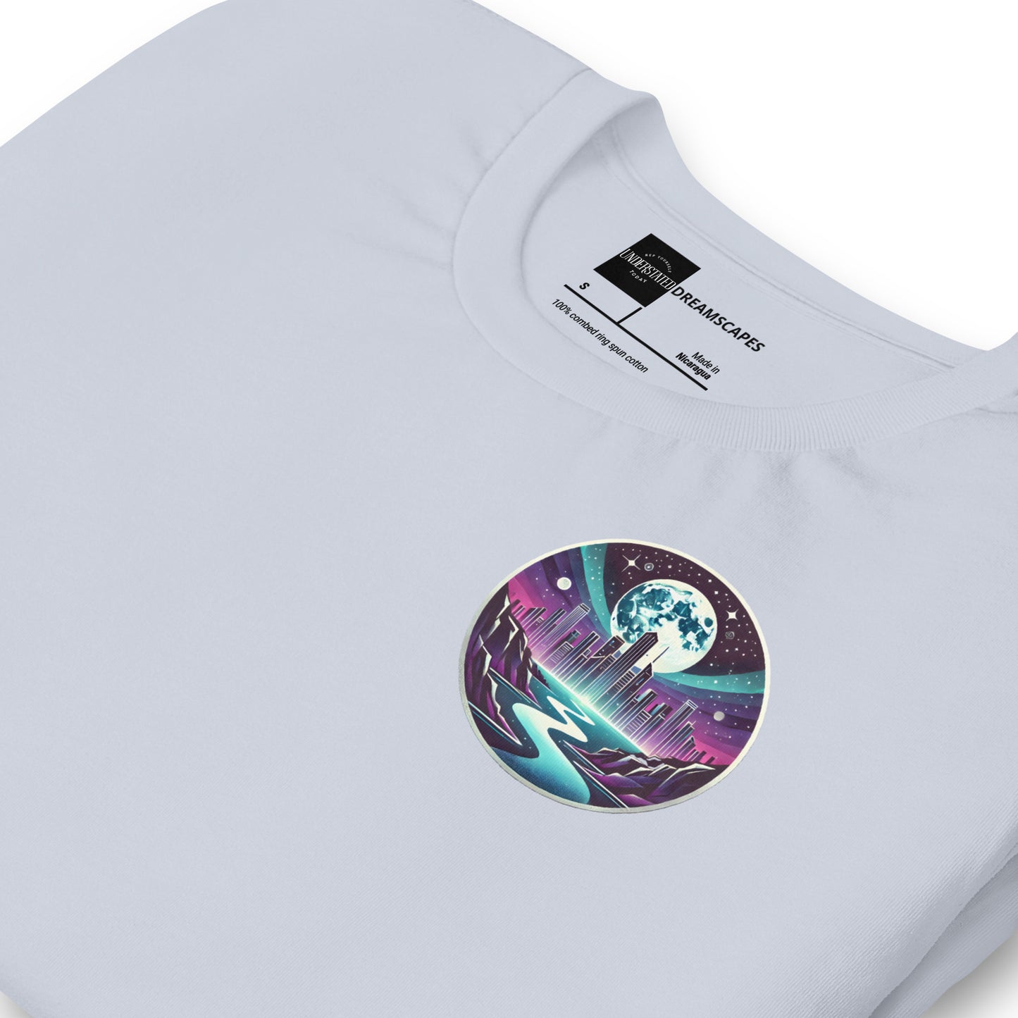 Celestial Cityscape Moonlight Tee