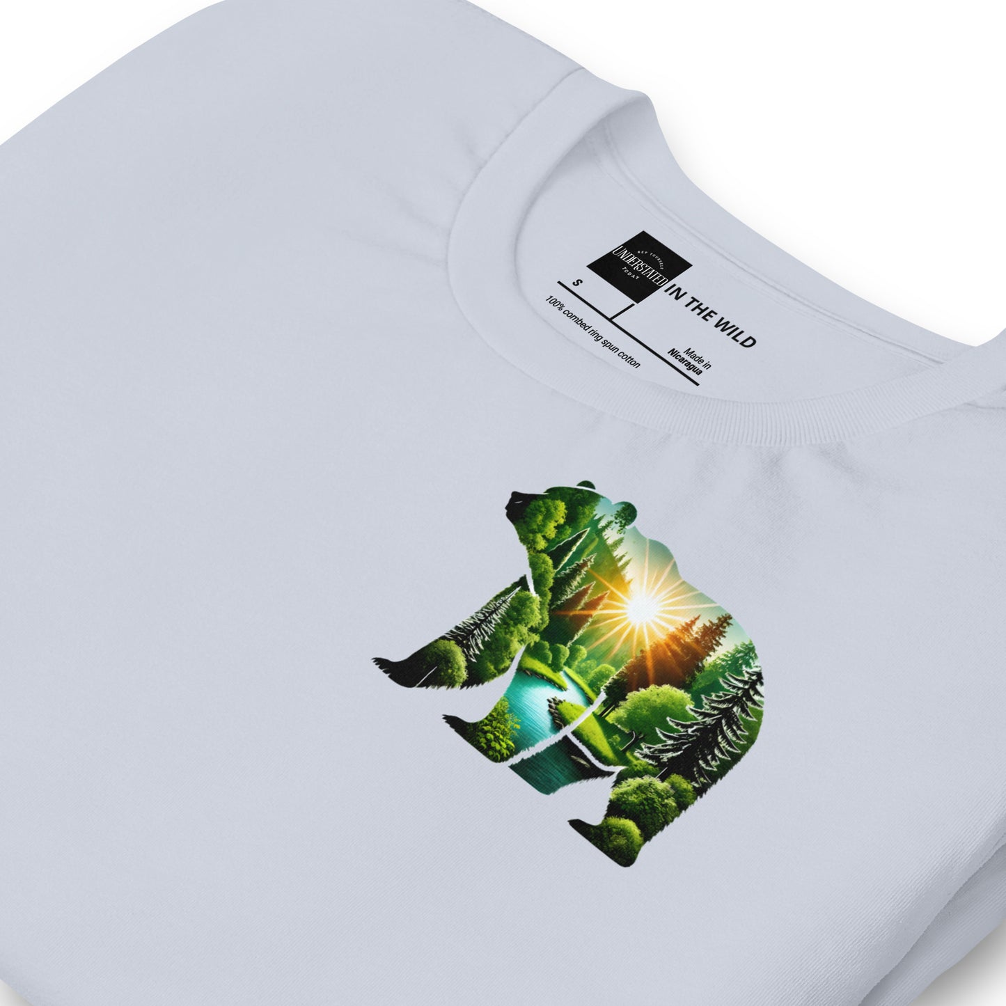 Sunlit Forest Bear Nature Tee