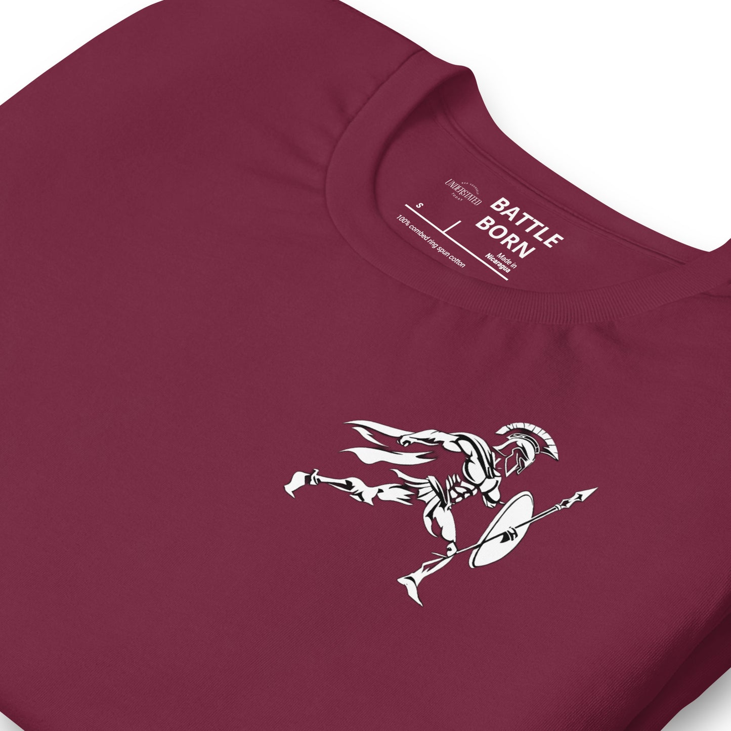 Bold Spartan Warrior Spear and Shield Tee