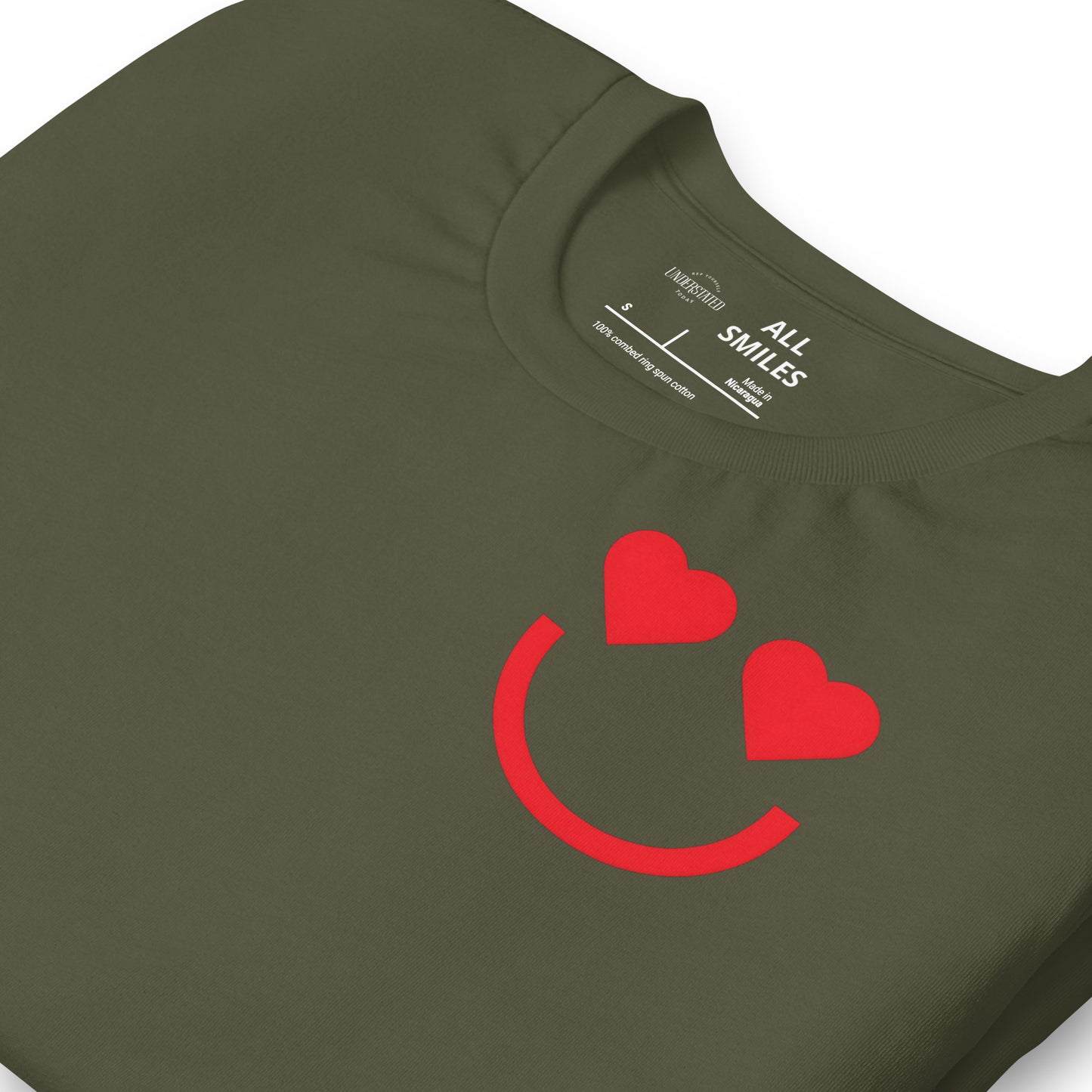 Men's Red Heart Eyes Tee