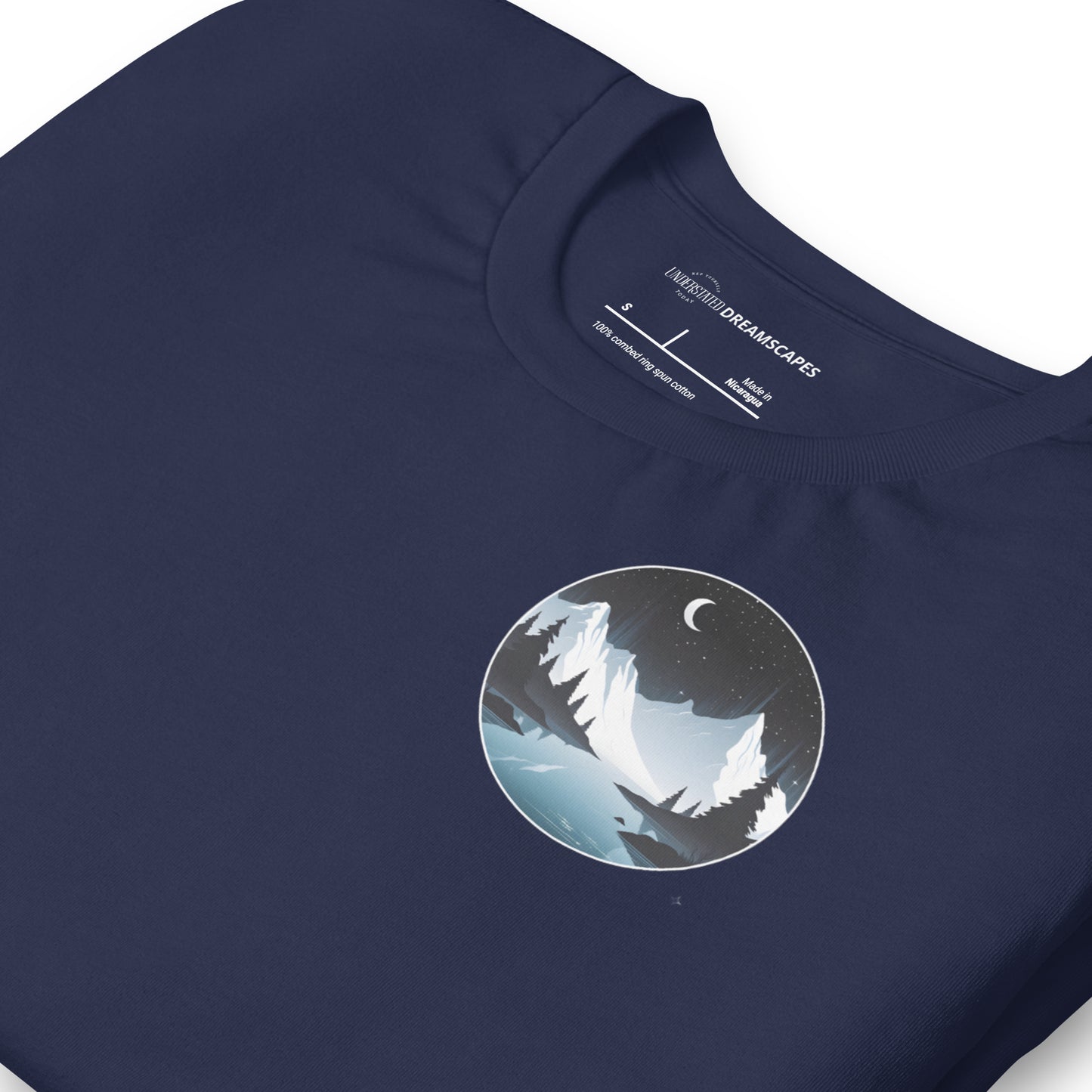 Tranquil Mountain Nightscape Tee