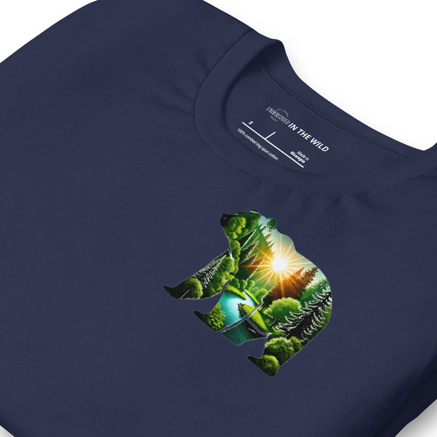 Sunlit Forest Bear Nature Tee