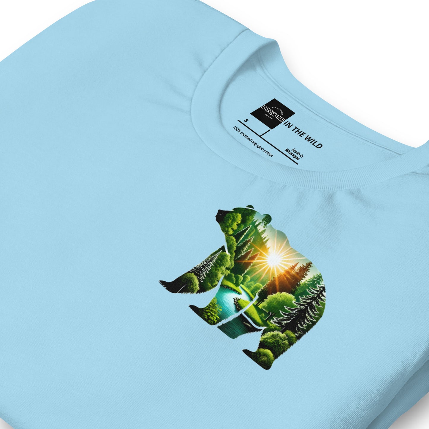Sunlit Forest Bear Nature Tee