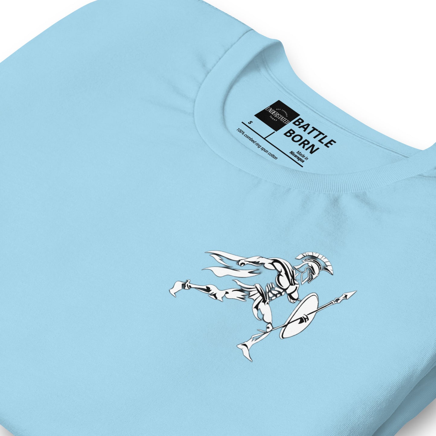 Bold Spartan Warrior Spear and Shield Tee