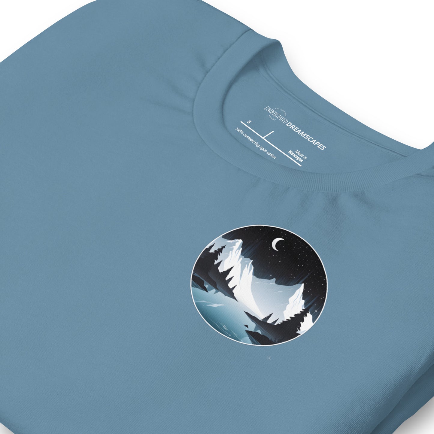 Tranquil Mountain Nightscape Tee