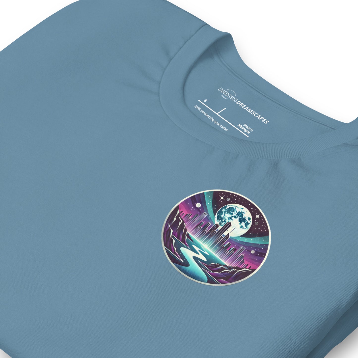 Celestial Cityscape Moonlight Tee