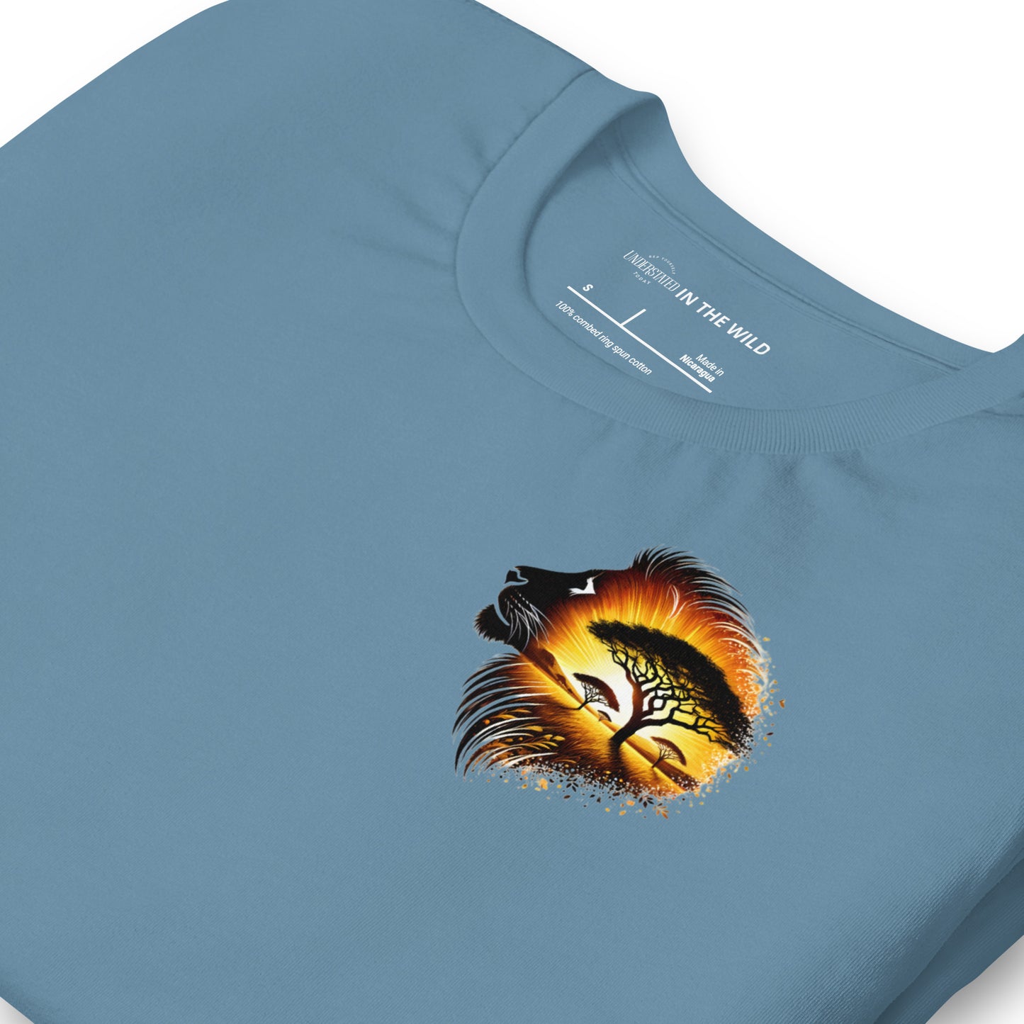 Majestic Lion Sunset Savannah Tee