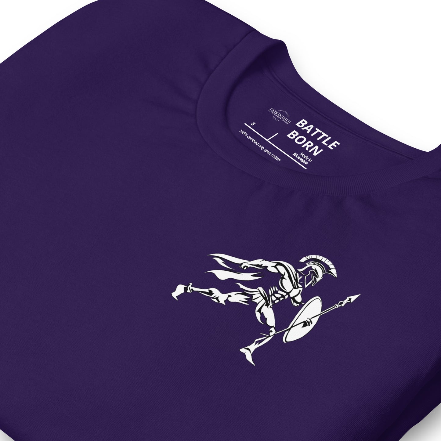 Bold Spartan Warrior Spear and Shield Tee