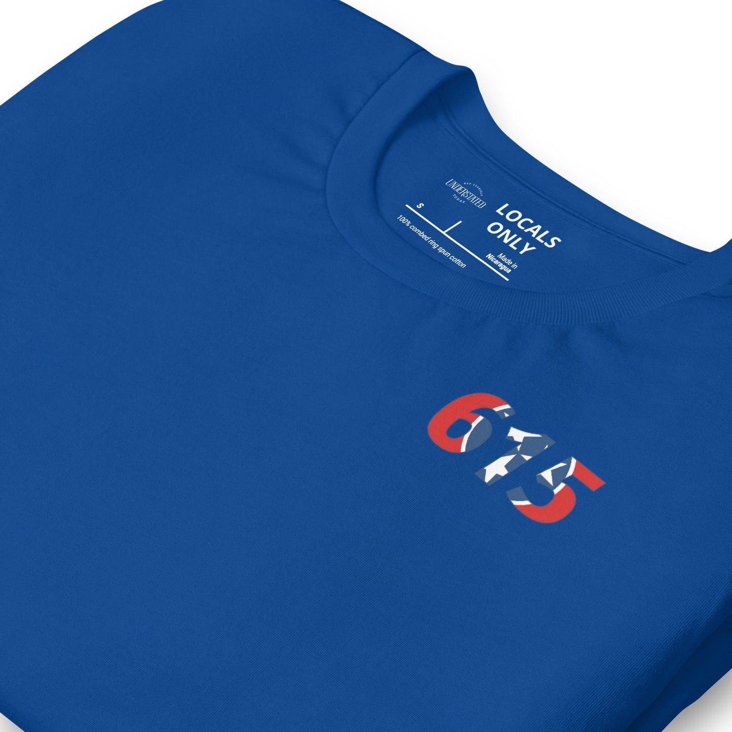 615 Locals Only with Flag