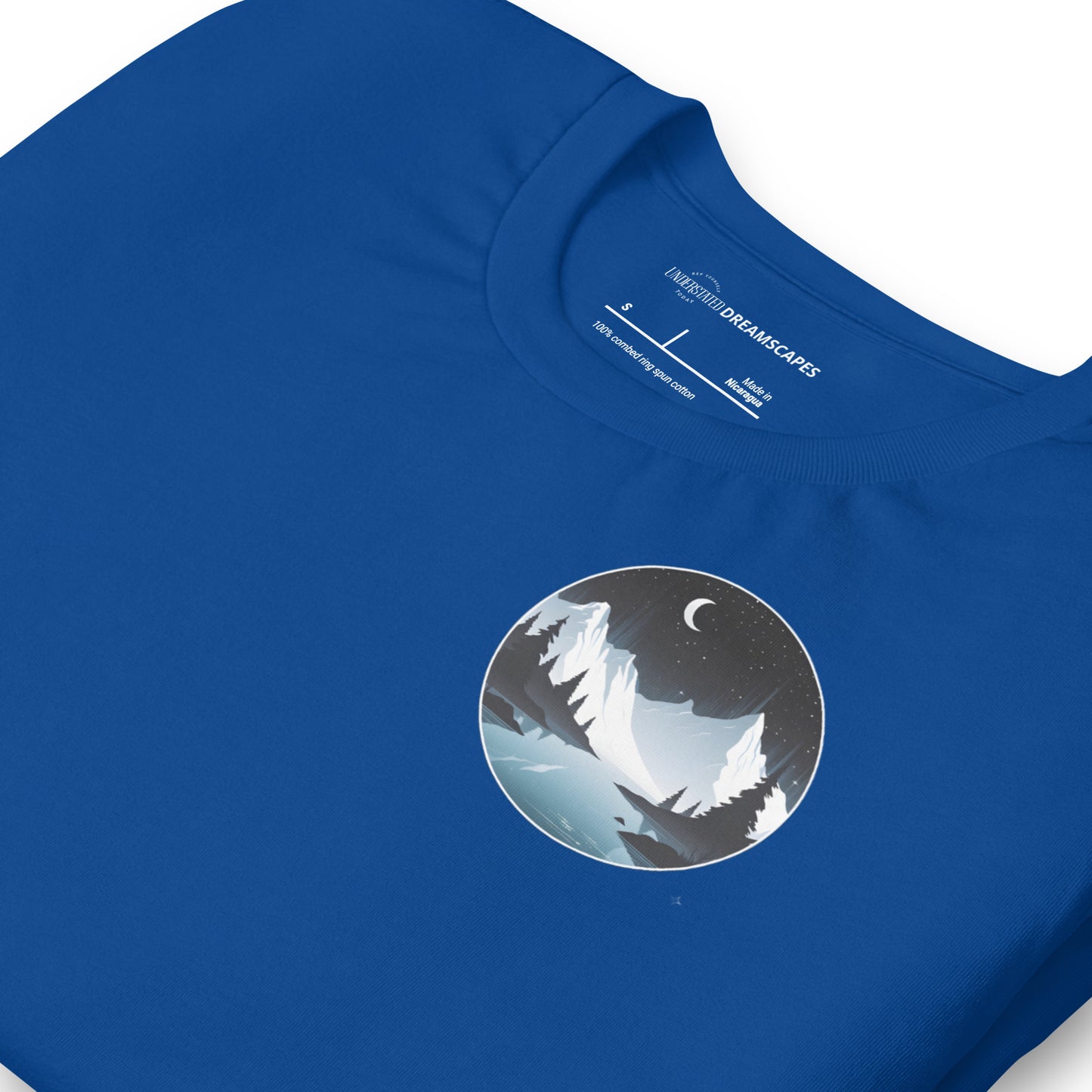 Tranquil Mountain Nightscape Tee