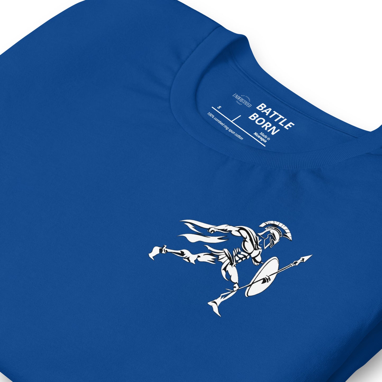 Bold Spartan Warrior Spear and Shield Tee