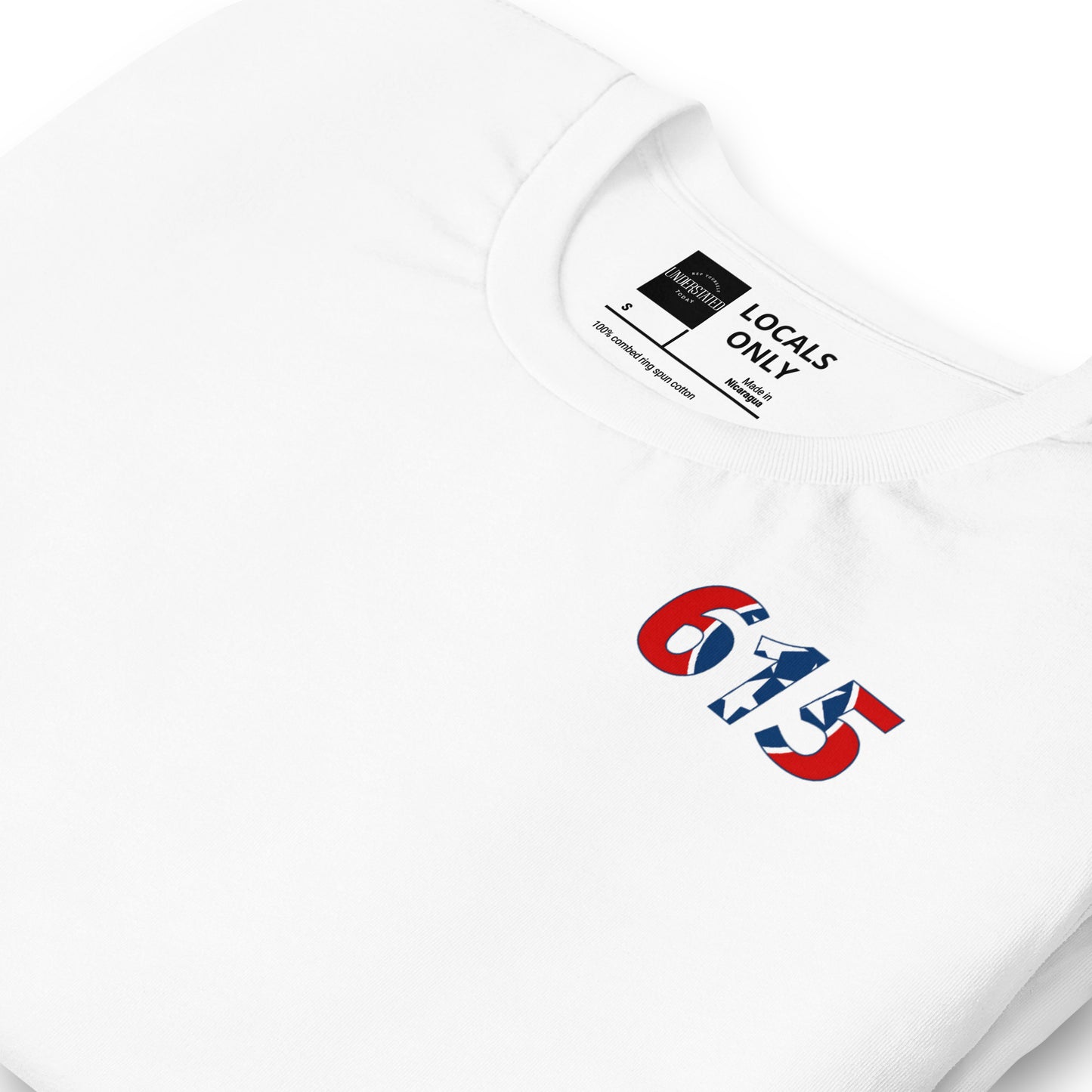 615 Locals Only with Flag
