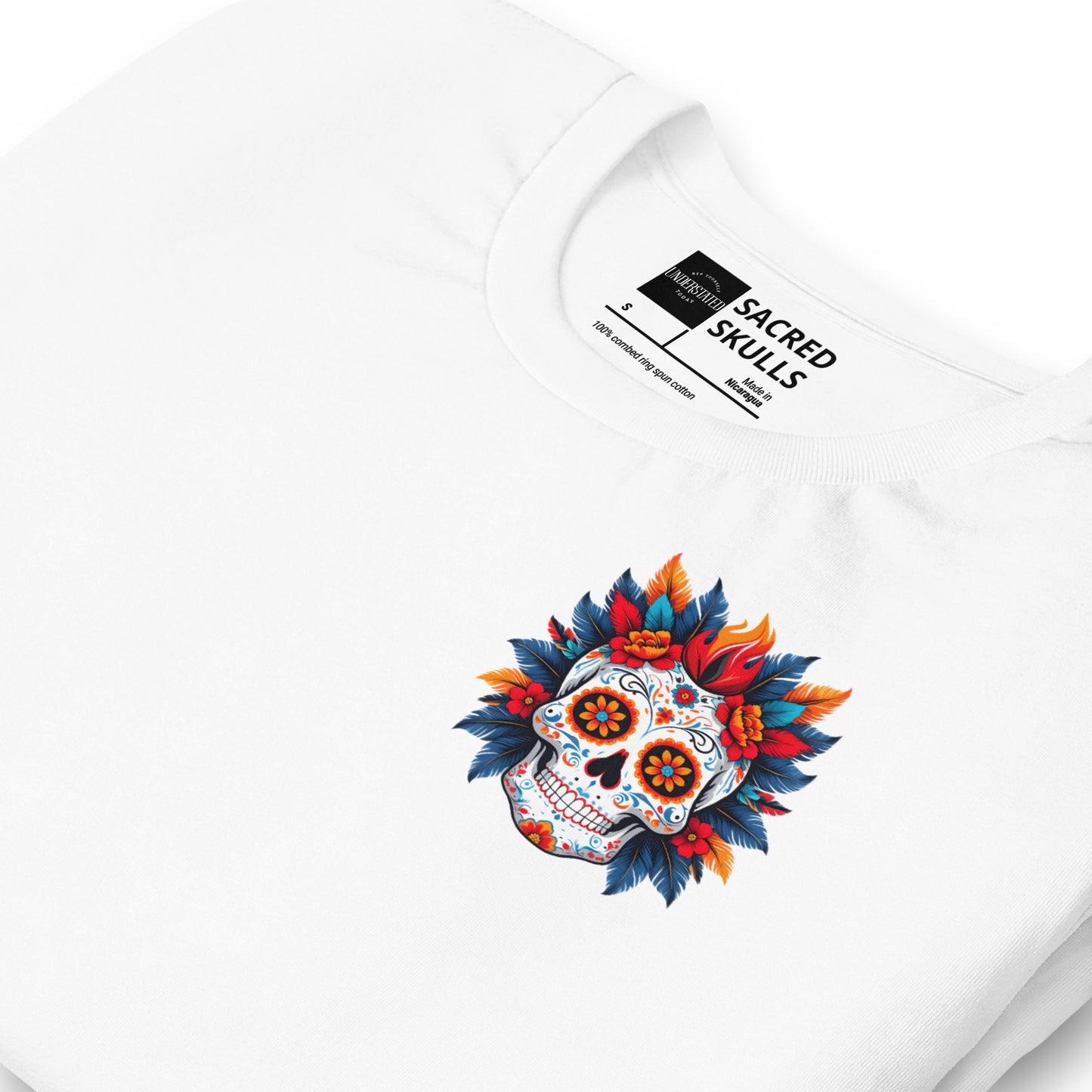 Vibrant Sugar Skull Tee