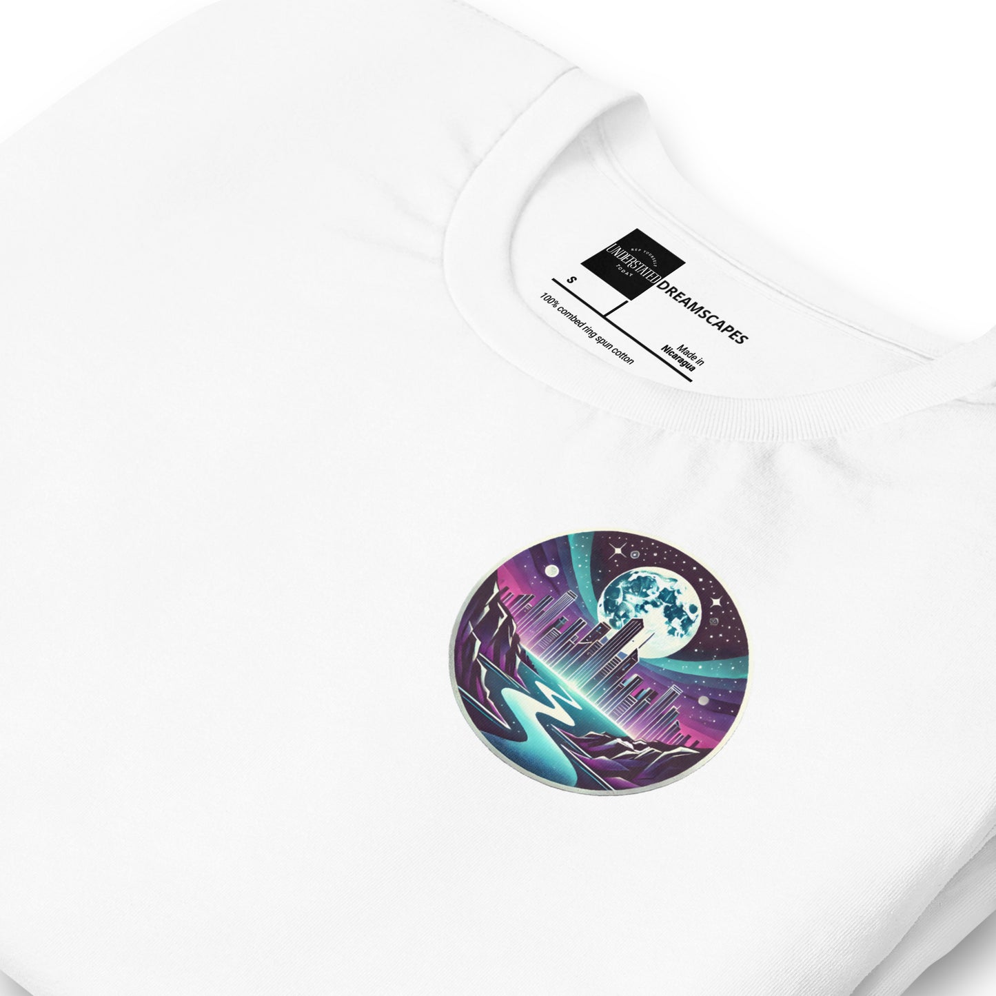 Celestial Cityscape Moonlight Tee