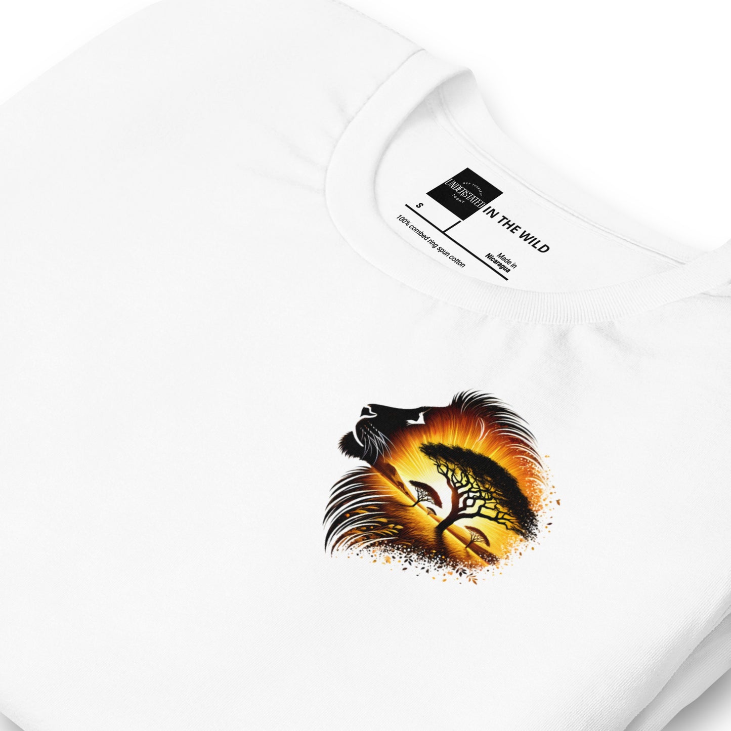 Majestic Lion Sunset Savannah Tee