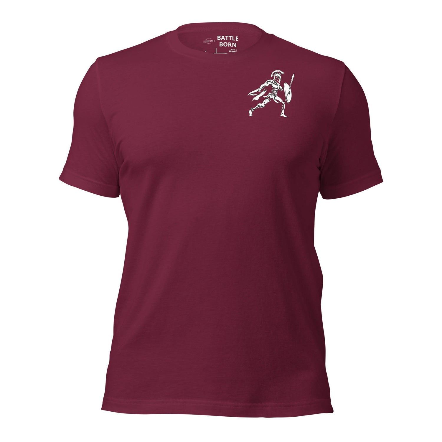 Understated Battle Born collection — warrior graphic tees
