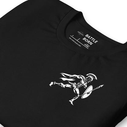 Bold Spartan Warrior Spear and Shield Tee