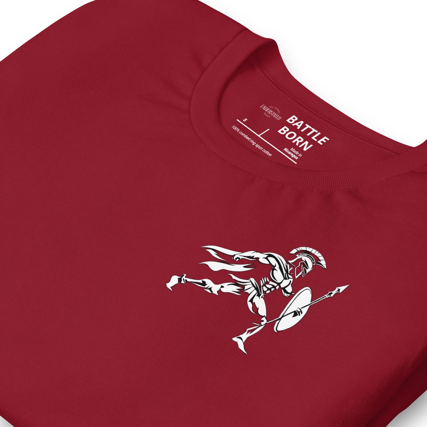 Bold Spartan Warrior Spear and Shield Tee