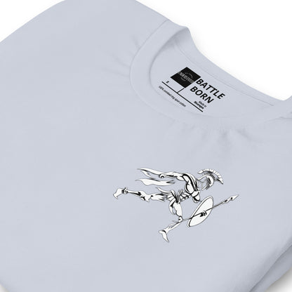 Bold Spartan Warrior Spear and Shield Tee